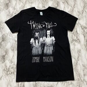 Marilyn Manson Zombie Manson Mens T Shirt  Size L 90s Metal Graphic Short Sleeve